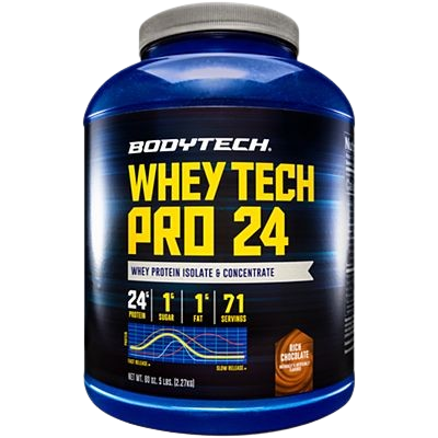 1655208_01__1_-removebg-preview Whey Tech Pro 24 Whey Protein Isolate & Concentrate Powder – Rich Chocolate (5 Lbs. / 71 Servings)