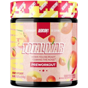 Total War Pre-Workout – Sour Peach Rings (15.87 oz. / 30 Servings)