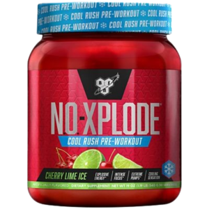 N.O-Xplode Cool Rush Pre-Workout – Cherry Lime Ice (1.19 Lbs. / 30 Servings)