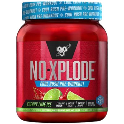 N.O-Xplode Cool Rush Pre-Workout – Cherry Lime Ice (1.19 Lbs. / 30 Servings)