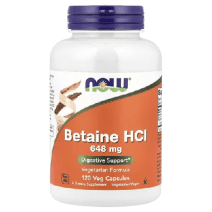 NOW Foods, Betaine HCl, 120 Veg Capsules
