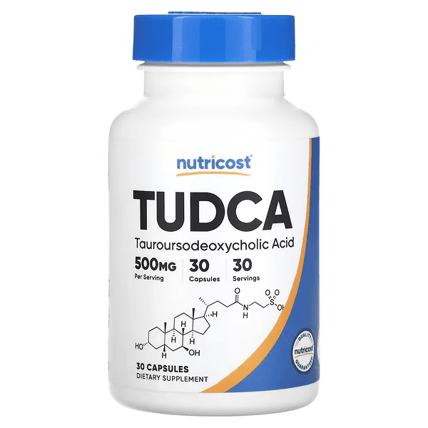 8 (36) Nutricost, TUDCA, 500 mg, 30 Capsules