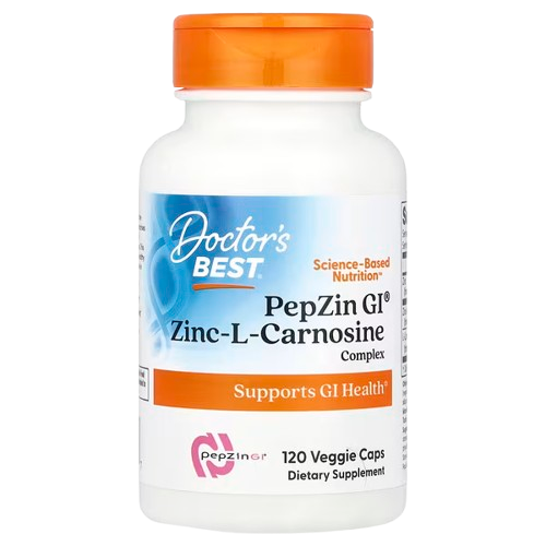 82-removebg-preview Doctor's Best, PepZin GI®, Zinc-L-Carnosine Complex, 120 Veggie Caps