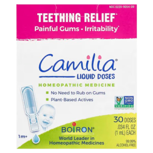 Boiron, Camilia®, Teething Relief, 1 Month+, 30 Doses, 0.034 fl oz (1 ml) Each