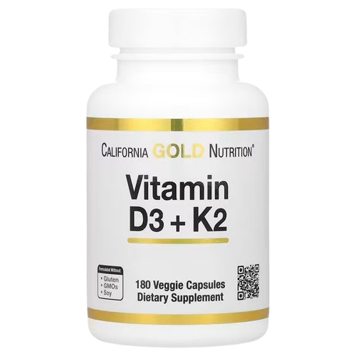 ezgif-2610cec2e6645e-removebg-preview California Gold Nutrition, Vitamin D3 + K2, 180 Veggie Capsules