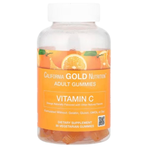 California Gold Nutrition, Vitamin C Gummies, 250 mg, with Vitamin A from 100% Beta-Carotene, 90 Vegetarian Gummies