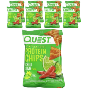 Quest Nutrition, Tortilla Style Protein Chips, Chili Lime, 8 Bags, 1.1 oz (32 g) Each