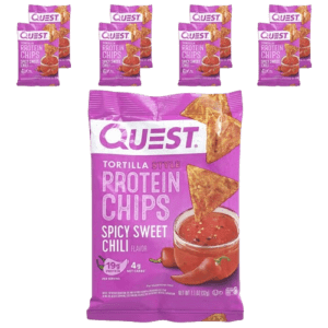 image-removebg-preview (11) Quest Nutrition, Tortilla Style Protein Chips, Spicy Sweet Chili, 8 Bags, 1.1 oz (32 g) Each