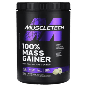 image-removebg-preview (17) MuscleTech, 100% Mass Gainer™, Vanilla Milkshake, 5.15 lbs (2.33 kg)