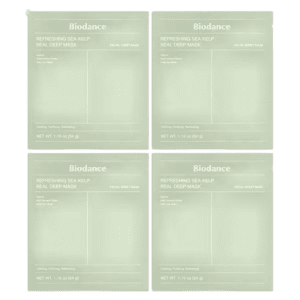 Biodance, Refreshing Sea Kelp Real Deep Beauty Mask, 4 Sheets, 1.19 oz (34 g) Each