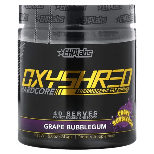 image-removebg-preview (2) EHPlabs, OxyShred Hardcore, Thermogenic Fat Burner, Grape Bubblegum, 8.6 oz (244 g)