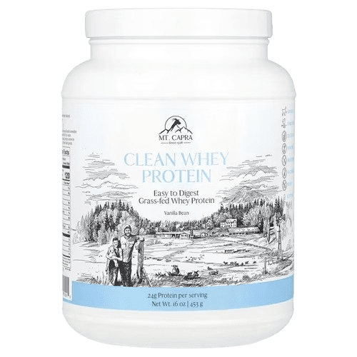 Mt. Capra, Clean Whey Protein, Vanilla Bean, 16 oz (453 g)