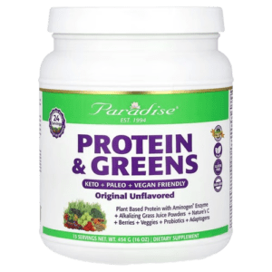 image-removebg-preview (26) Paradise Herbs, Protein & Greens, Original Unflavored, 16 oz (454 g)