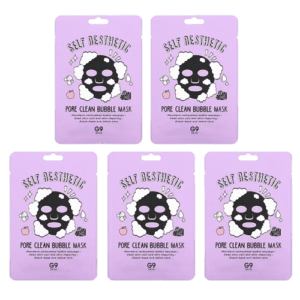 image-removebg-preview (28) G9skin, Self Aesthetic, Pore Clean Bubble Beauty Mask, 5 Sheets, 0.78 fl oz (23 ml) Each