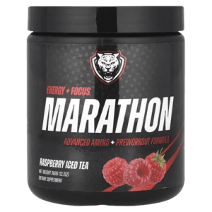 6AM Run, Marathon, Advanced Amino + Preworkout Formula, Raspberry Iced Tea, 12.7 oz (360 g)
