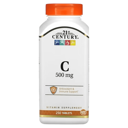 21st Century, Vitamin C, 500 mg, 250 Tablets