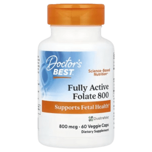 Doctor's Best, Fully Active Folate 800, 800 mcg, 60 Veggie Caps