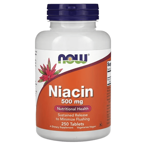 image-removebg-preview (56) NOW Foods, Niacin, 500 mg, 250 Tablets