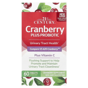 21st Century, Cranberry Plus Probiotic, 60 Tablets