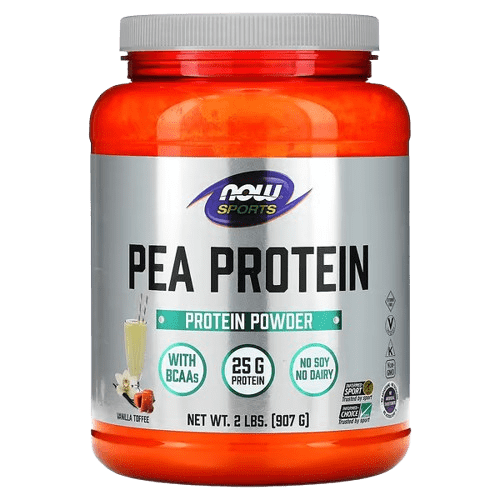 NOW Foods, Sports, Pea Protein, Vanilla Toffee, 2 lbs (907 g)