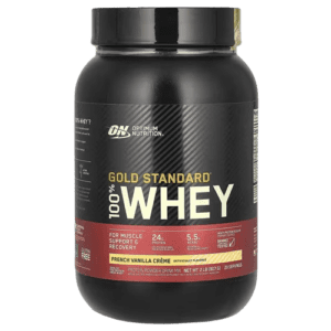 image-removebg-preview (67) Optimum Nutrition, Gold Standard® 100% Whey, French Vanilla Creme, 2 lb (907 g)