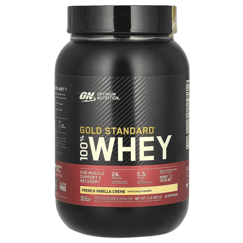 image-removebg-preview (67) Optimum Nutrition, Gold Standard® 100% Whey, French Vanilla Creme, 2 lb (907 g)