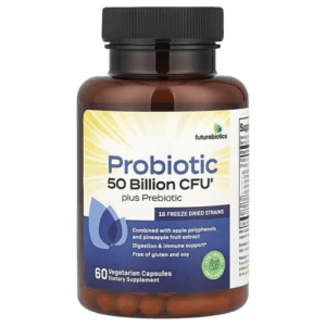 image-removebg-preview (68) Futurebiotics, Probiotic Plus Prebiotic, 50 Billion CFU, 60 Vegetarian Capsules (25 Billion CFU per Capsule)