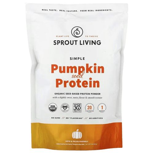 Sprout Living, Simple Pumpkin Seed Protein, 1 lb (450 g)