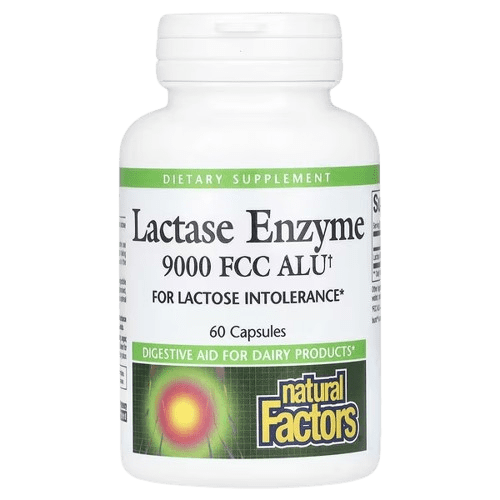 image-removebg-preview (70) Natural Factors, Lactase Enzyme, 9,000 FCC ALU, 60 Capsules
