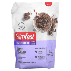 image-removebg-preview (73) SlimFast, High Protein, Meal Replacement Smoothie Mix, Creamy Chocolate, 1.49 lb (676 g)