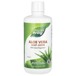 Nature's Way, Aloe Vera Leaf Juice, Unflavored, 33.8 fl oz (1 L)