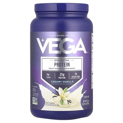 Vega, Essential Plant-Based Protein, Creamy Vanilla, 2 lb 0.5 oz (920 g)