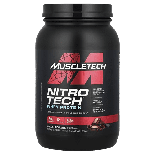 MuscleTech, Nitro-Tech™ Whey Protein, Milk Chocolate, 2.2 lbs (998 g)