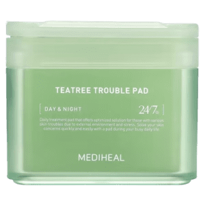 image-removebg-preview (80) MEDIHEAL, Tea Tree Trouble Pad, 100 Pads, 5.74 fl oz (170 ml)