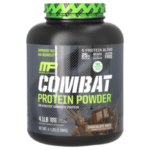 MusclePharm, Combat Protein Powder, Chocolate Milk, 4.1 lb (1.86 kg)
