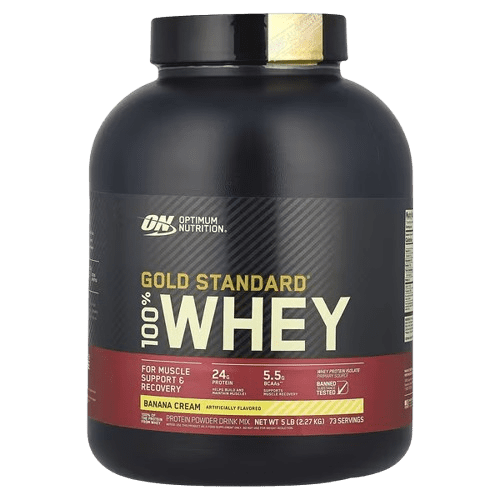 Optimum Nutrition, Gold Standard® 100% Whey, Banana Cream, 5 lb (2.27 kg)