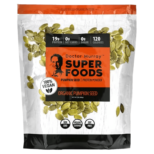 image-removebg-preview (86) Dr. Murray's, Super Foods, Organic Pumpkin Seed Protein Powder, 2 lb (908 g)