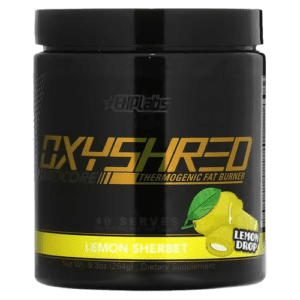 EHPlabs, OxyShred Hardcore, Thermogenic Fat Burner, Lemon Sherbet, 9.3 oz (264 g)